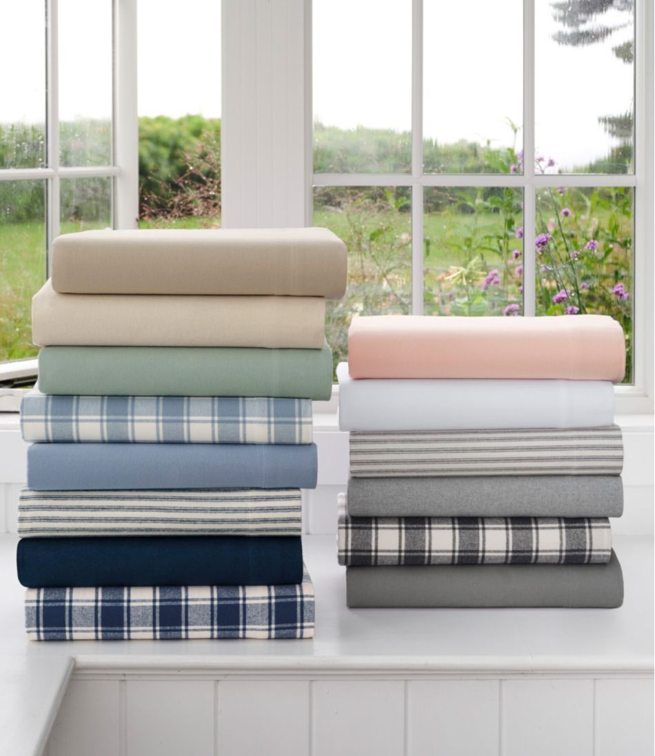 L.L.Bean | Ultrasoft Comfort Flannel Pillowcases, Set of Two