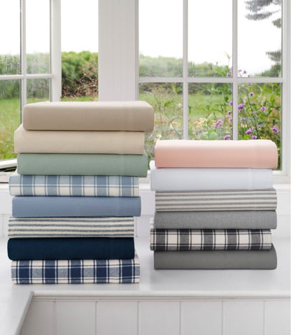 L.L.Bean | Ultrasoft Comfort Flannel Pillowcases, Set of Two