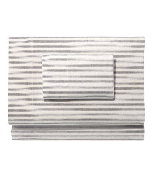 L.L.Bean | Ultrasoft Comfort Flannel Sheet Set, Stripe