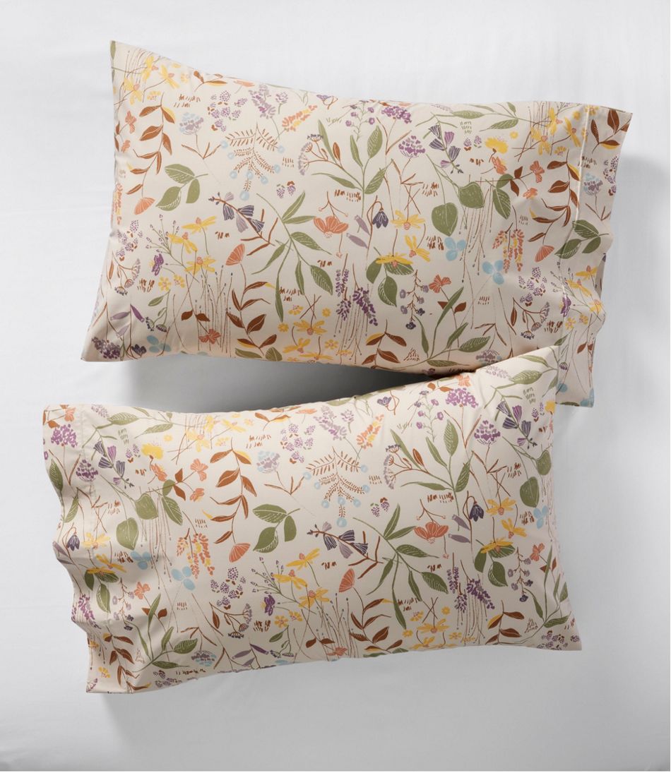 L.L.Bean | Birch Floral Percale Sheet Collection