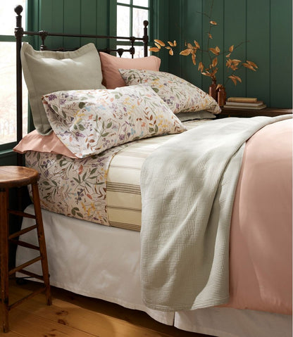 L.L.Bean | Birch Floral Percale Sheet Collection
