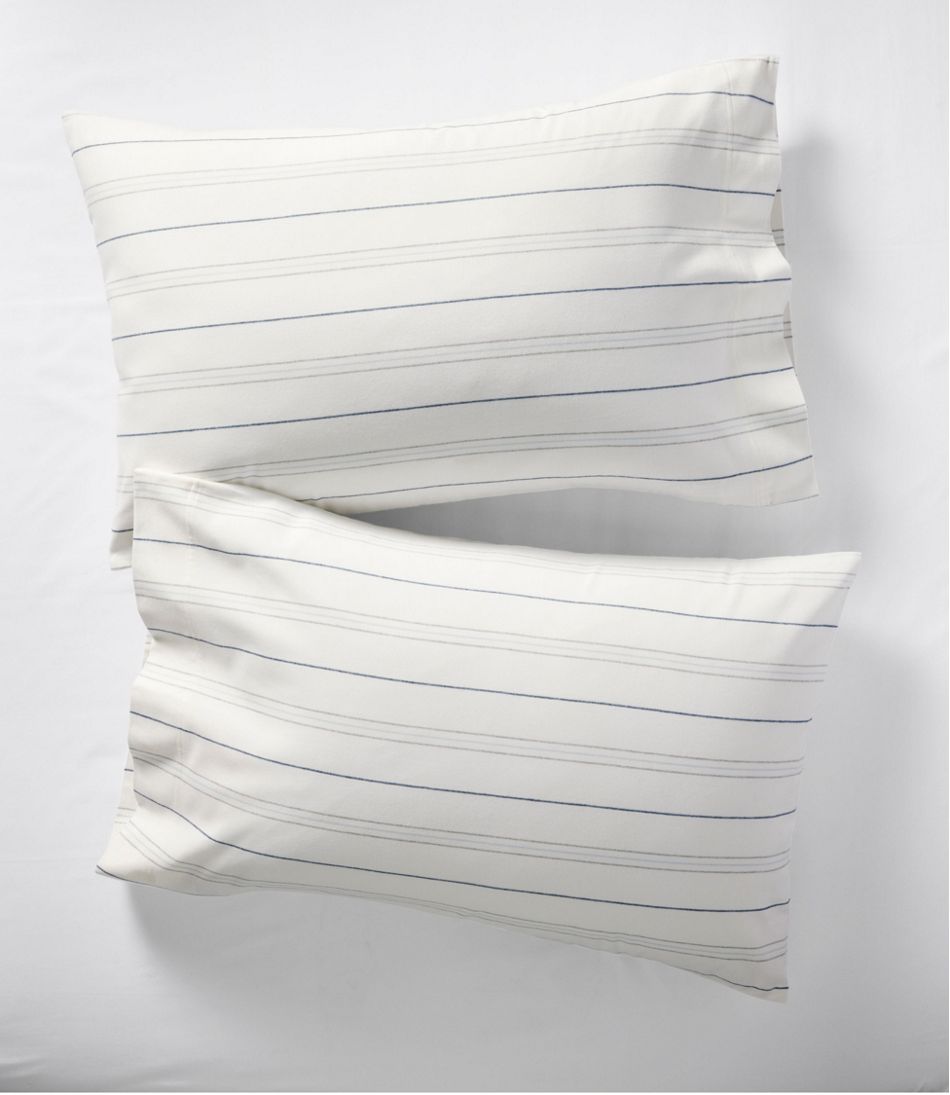 L.L.Bean | Organic Flannel Sheet Collection, Stripe