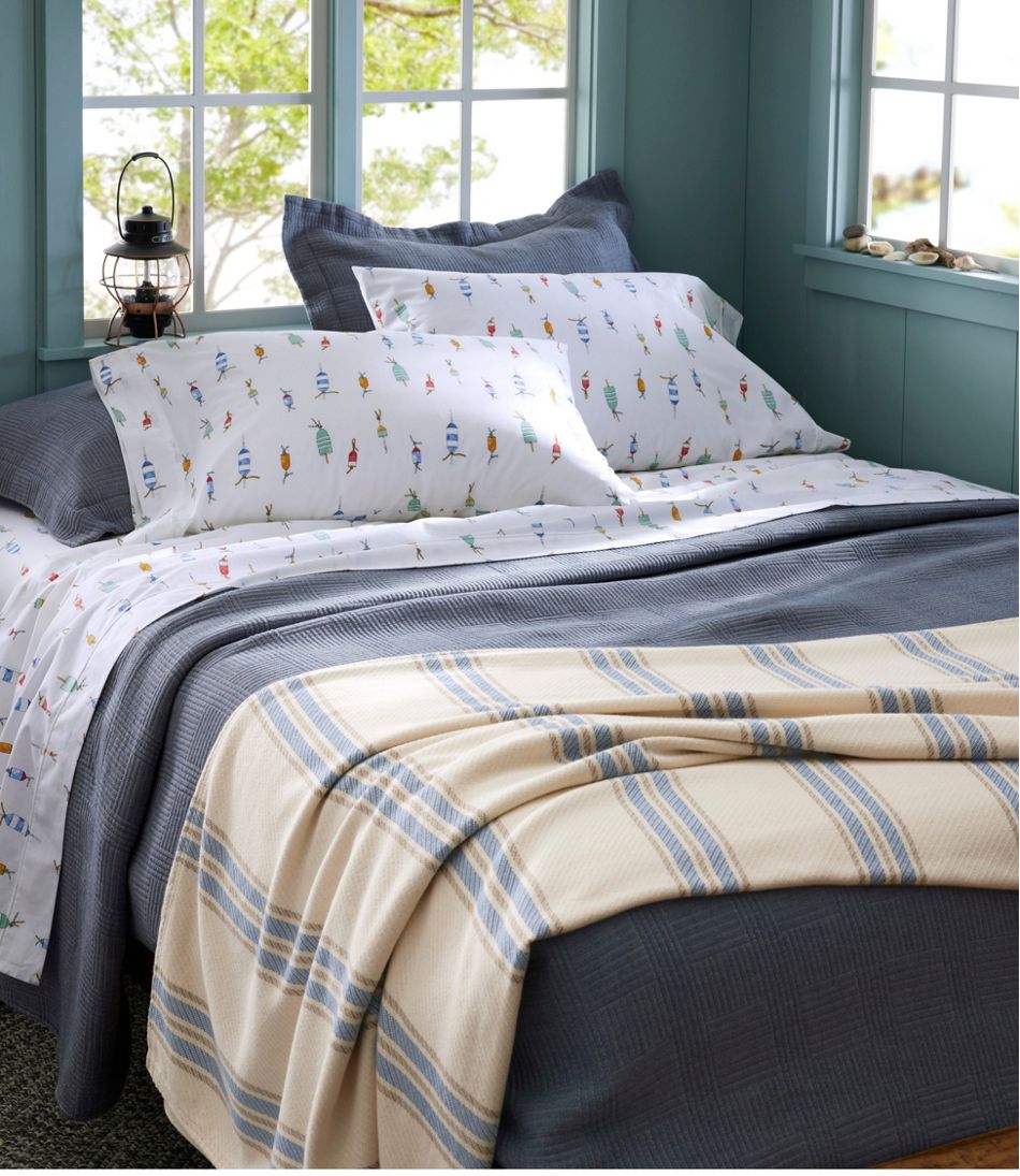 L.L.Bean | Maine Twill Blanket, Stripe