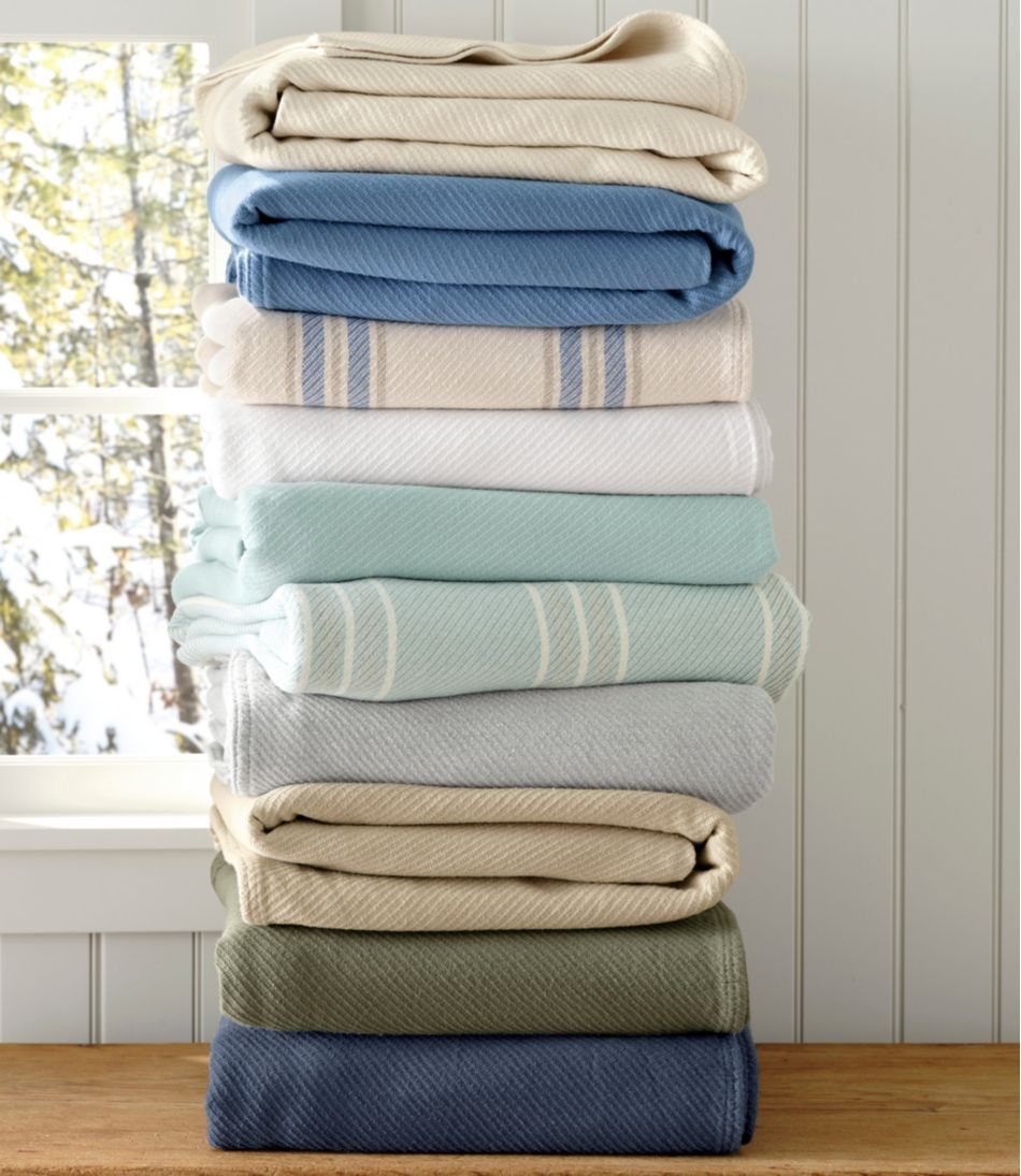 L.L.Bean | Maine Twill Blanket, Stripe