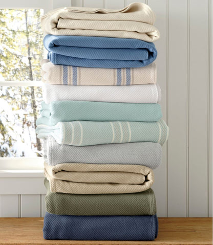 L.L.Bean | Maine Twill Blanket, Stripe