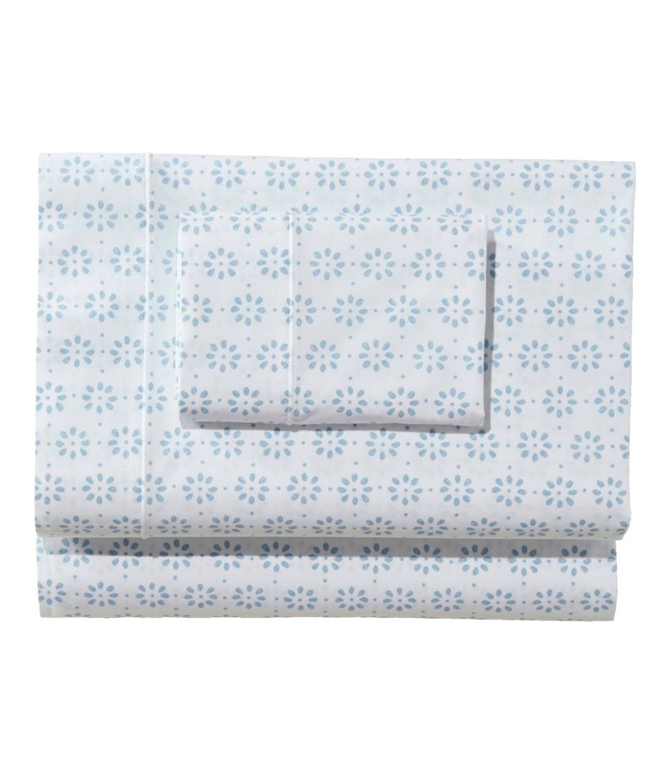L.L.Bean | Sunwashed Percale Sheet Collection, Print