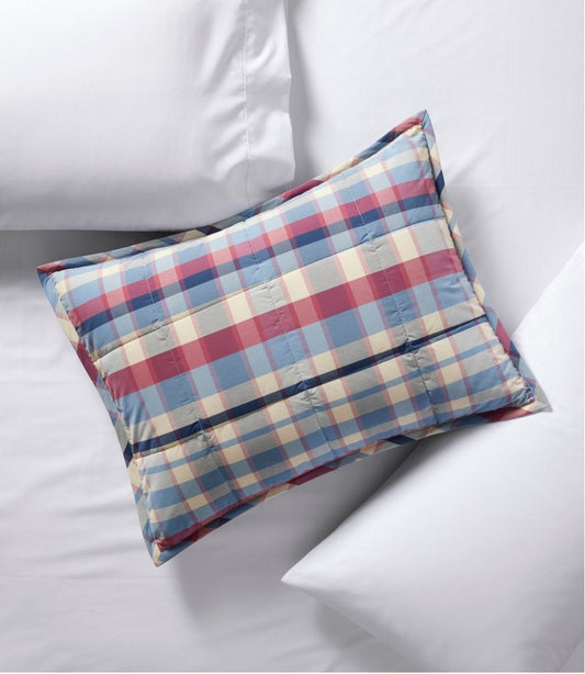 L.L.Bean | Ultrasoft Cotton Comforter Sham, Plaid