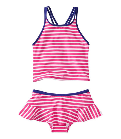 L.L.Bean | Girls' Watersports Swimwear, Tankini Skirt Set