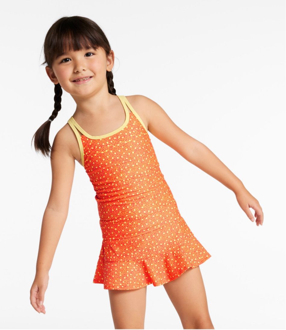 L.L.Bean | Girls' Watersports Swimwear, Tankini Skirt Set