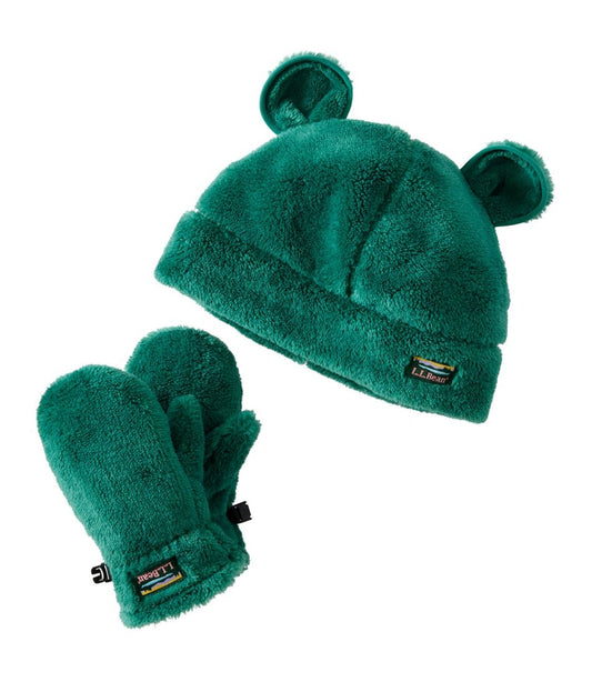 L.L.Bean | Toddlers' Hi-Pile Hat and Mitten Set