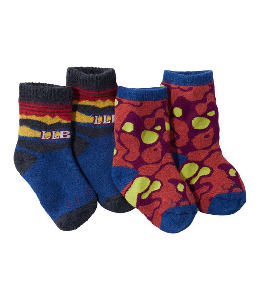 L.L.Bean | Toddlers' Katahdin Socks, 2-Pack