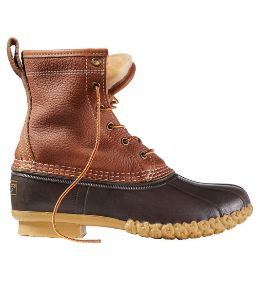 L.L.Bean | Women's Bean Boots, 8" Shearling-Lined Insulated