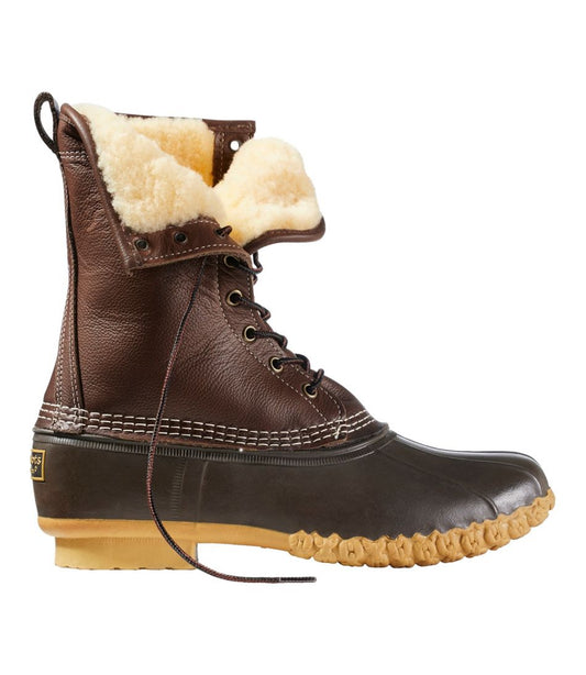 L.L.Bean | Men's Bean Boots, 10" Shearling-Lined