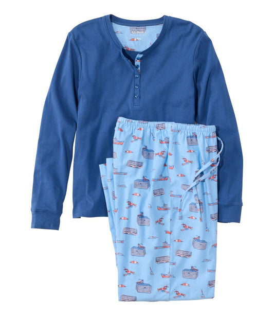 L.L.Bean | Women's Cozy PJ Set, Print