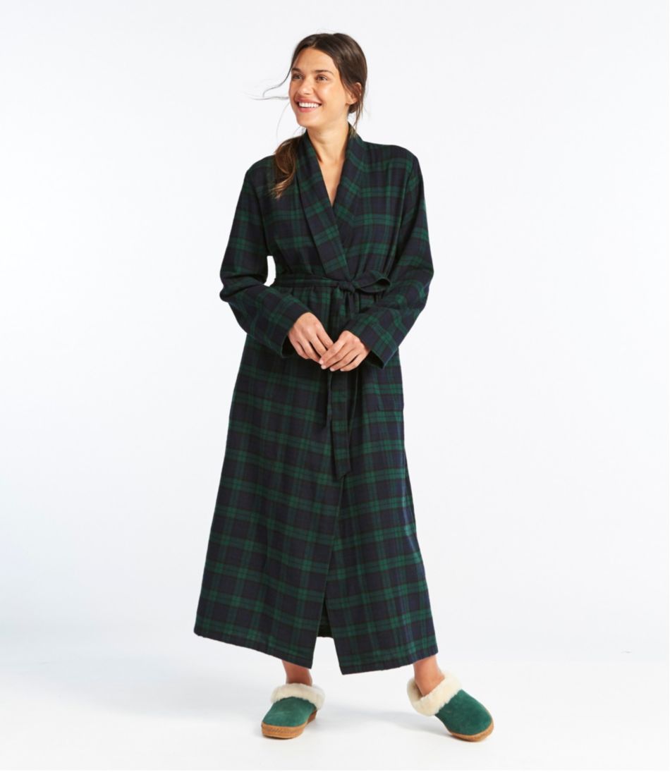L.L.Bean | Women's Scotch Plaid Flannel Robe