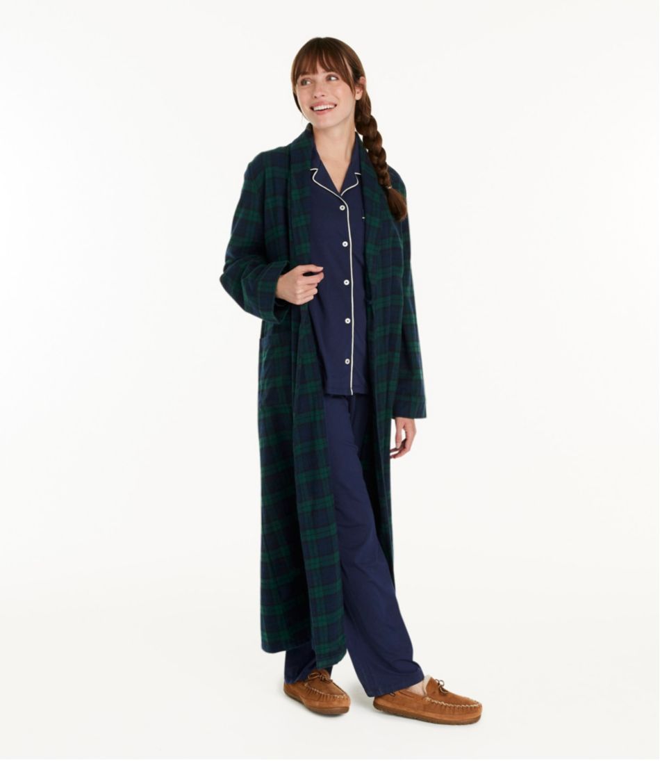 L.L.Bean | Women's Scotch Plaid Flannel Robe