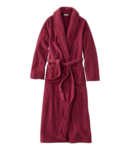 L.L.Bean | Women's Winter Fleece Robe, Wrap-Front