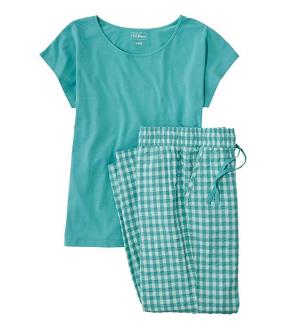 L.L.Bean | Women's Bean's Seacoast Seersucker Pajama Pant Set