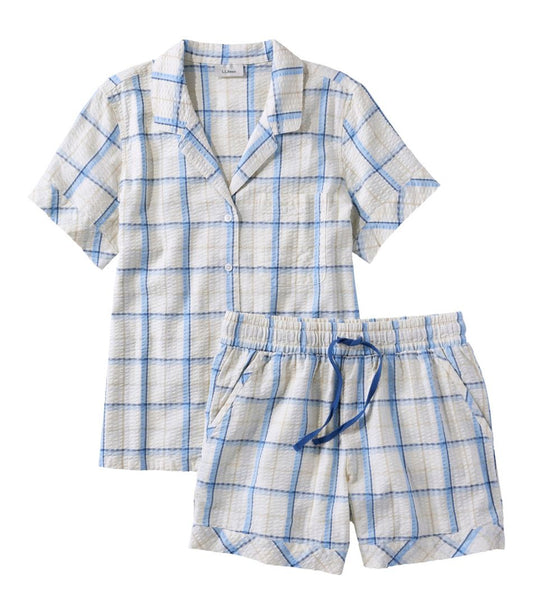 L.L.Bean | Women's Bean's Seacoast Seersucker Short Set