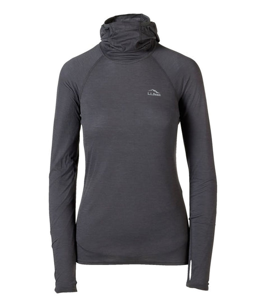 L.L.Bean | Women's Cresta Wool Ultralight 150 Base Layer, Hoodie
