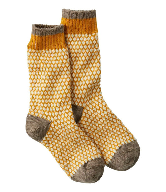 L.L.Bean | Adults' Smartwool Everyday Popcorn Polka Dot Crew Socks