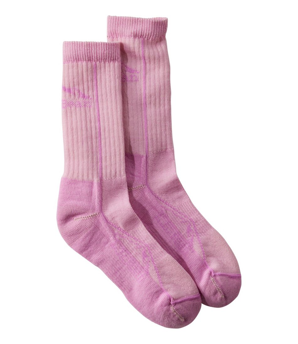 L.L.Bean | Adults' Cresta Wool Lightweight Hiking Socks, Crew
