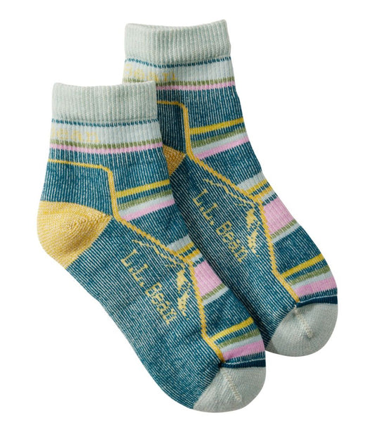 L.L.Bean | Adults' Cresta Wool Midweight Hiking Socks, Quarter-Crew
