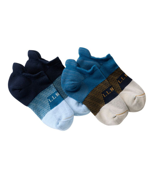 L.L.Bean | Adults' Athletic Ankle Socks, 2-Pack
