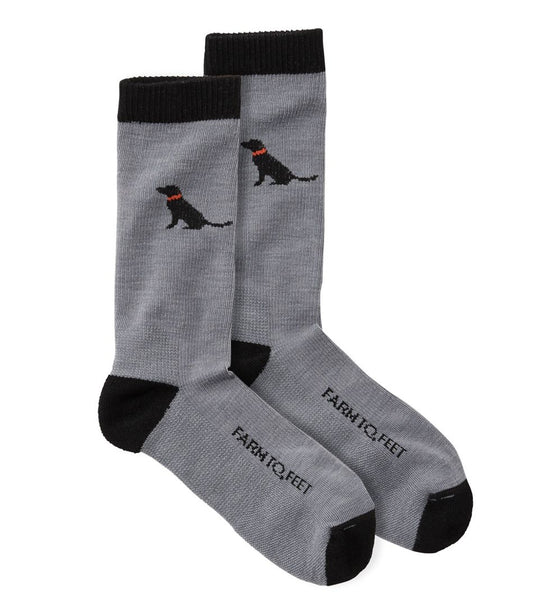 L.L.Bean | Adults' Farm to Feet Sunderland Crew Socks, Light Cushion