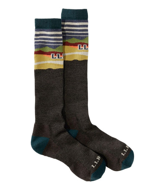 L.L.Bean | Adults' Katahdin Over the Calf Hiker Socks, Mountain