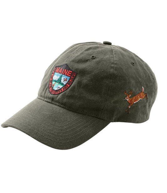 L.L.Bean | Adults' MIF&W Waxcloth Hat, White-Tailed Deer