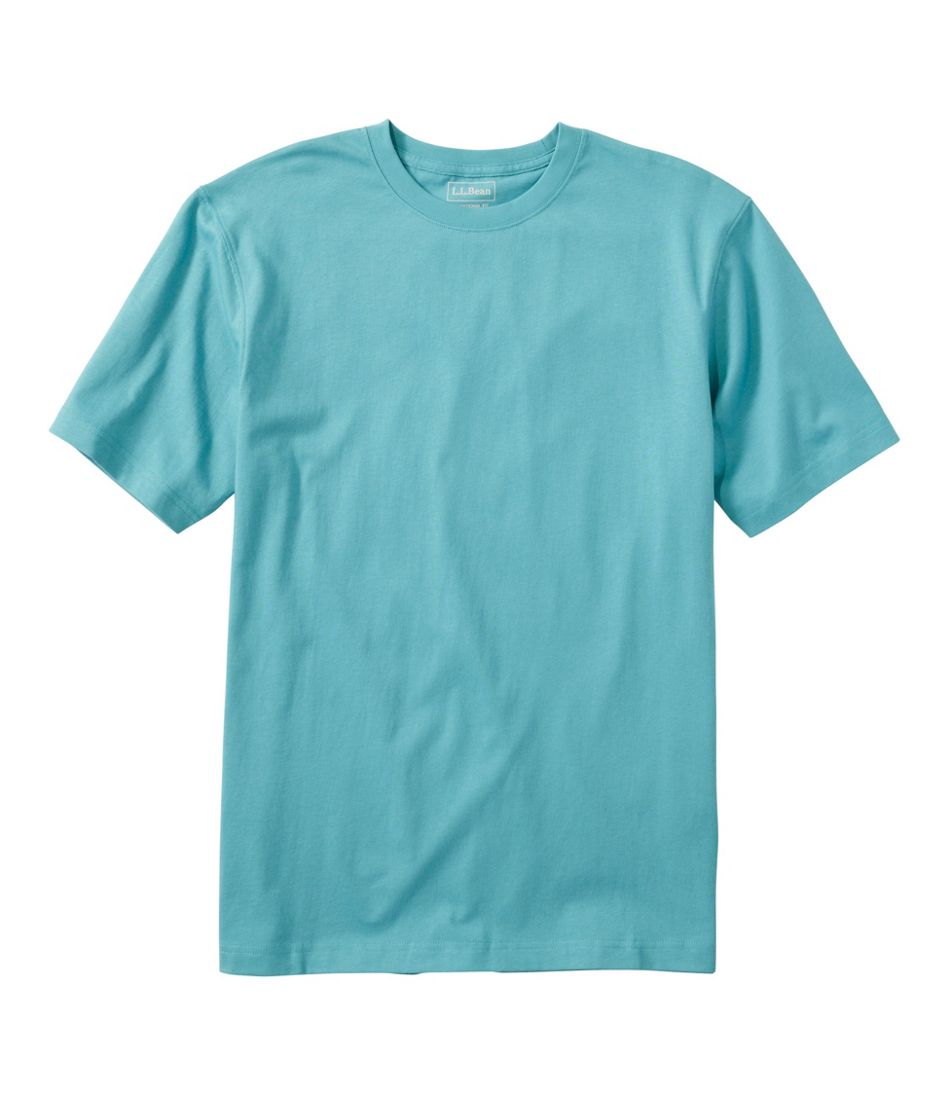 L.L.Bean | Men's Carefree Unshrinkable Tee, Traditional Fit Short-Sleeve