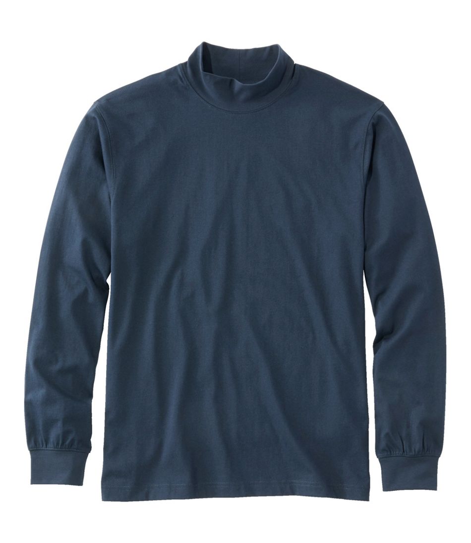 L.L.Bean | Men's Carefree Unshrinkable Mockneck Shirt