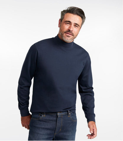 L.L.Bean | Men's Carefree Unshrinkable Mockneck Shirt