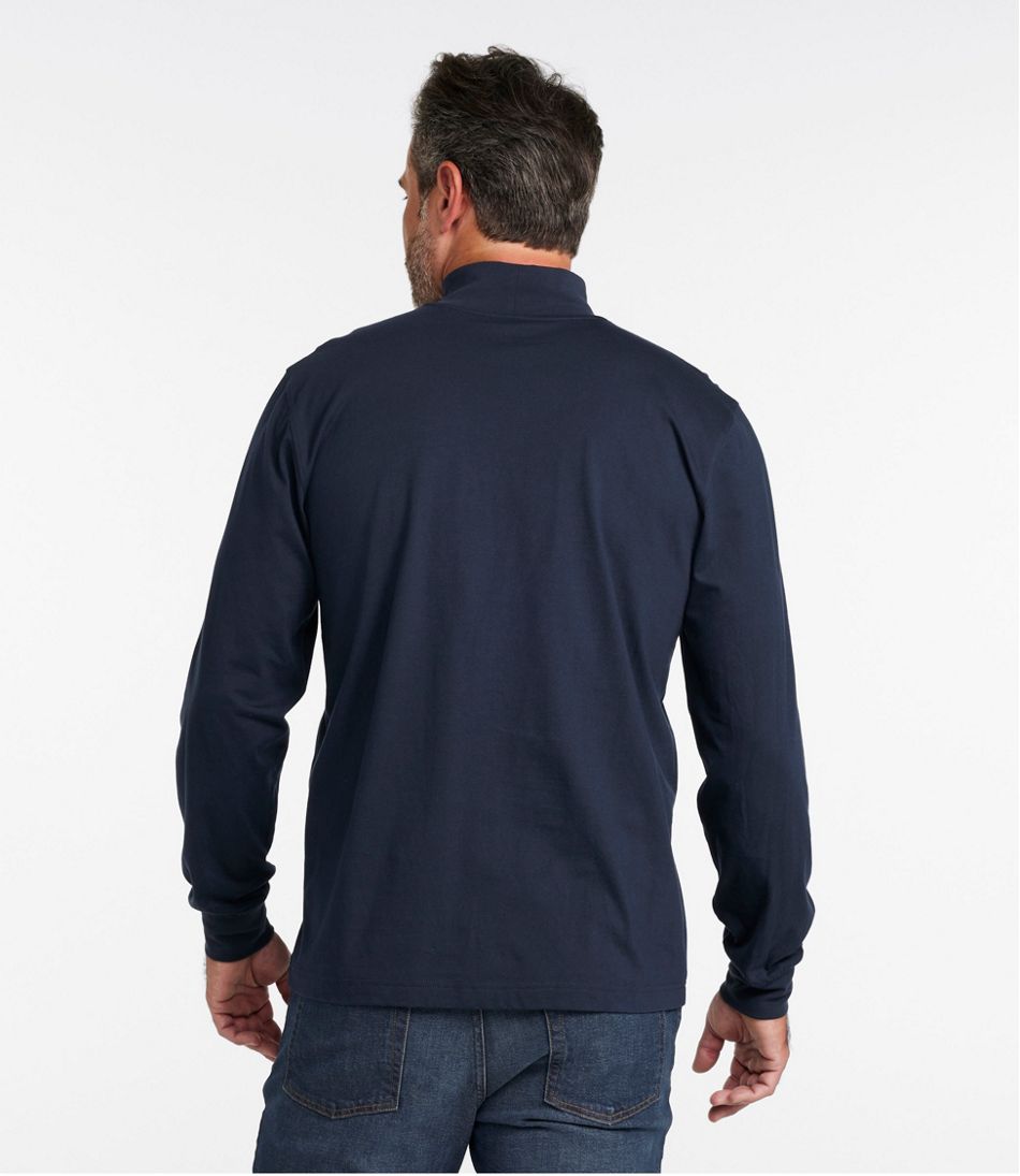L.L.Bean | Men's Carefree Unshrinkable Mockneck Shirt
