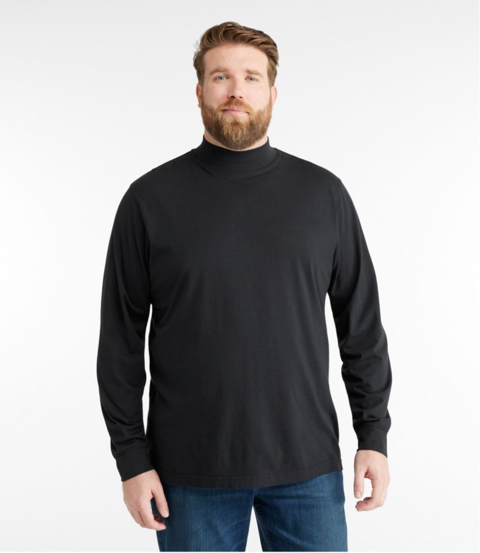 L.L.Bean | Men's Carefree Unshrinkable Mockneck Shirt