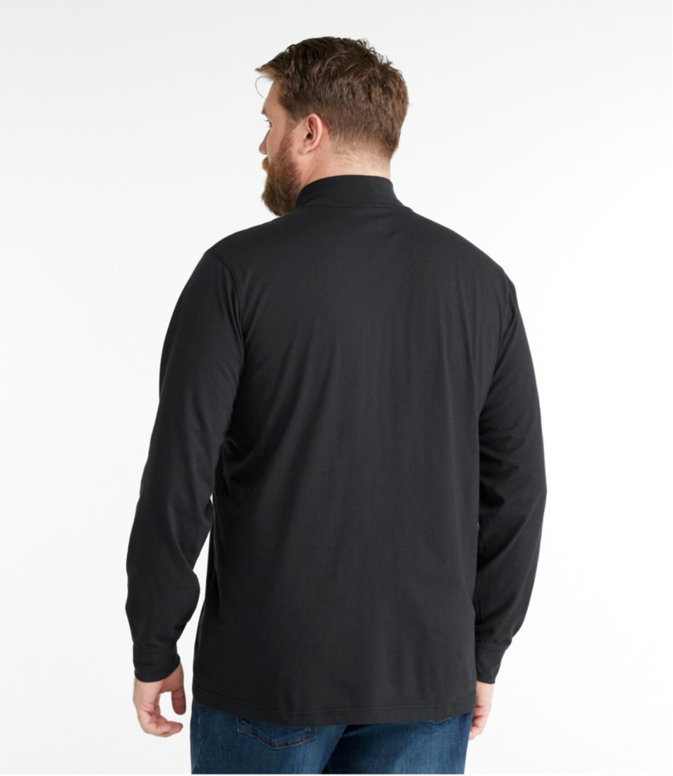 L.L.Bean | Men's Carefree Unshrinkable Mockneck Shirt