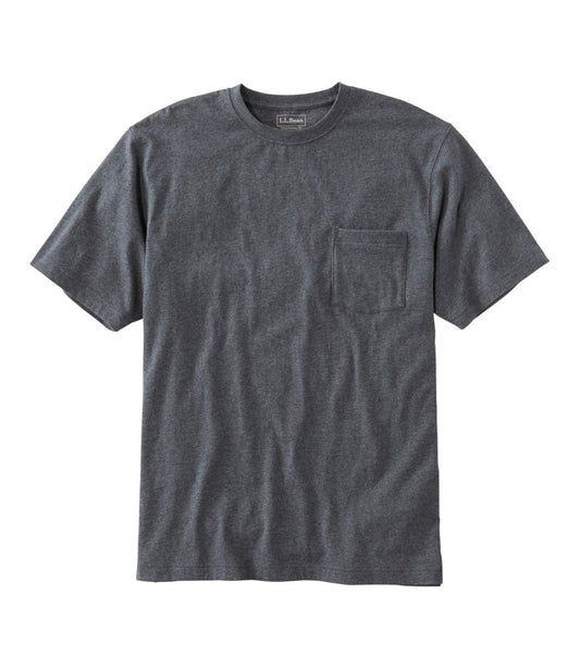 L.L.Bean | Men's Carefree Unshrinkable Tee with Pocket, Traditional Fit