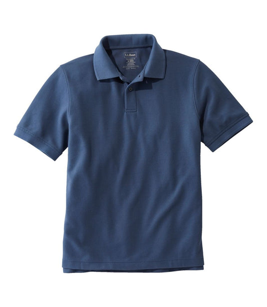 L.L.Bean | Men's Premium Double L® Polo Banded, Short-Sleeve Without Pocket