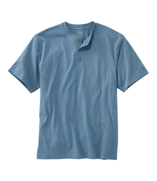 L.L.Bean | Men's Carefree Unshrinkable Tee, Traditional Fit, Henley