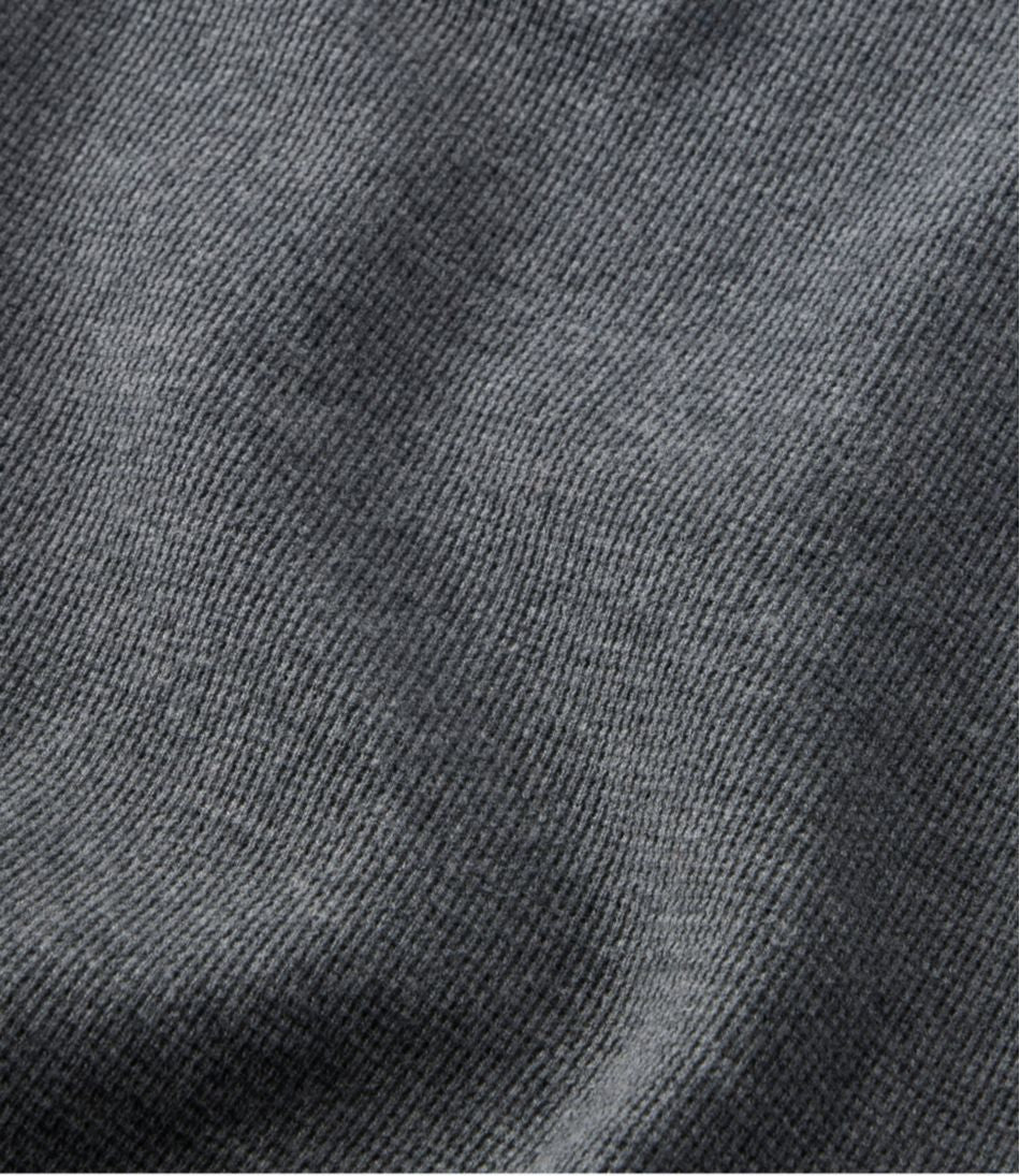 L.L.Bean | Men's Unshrinkable Mini-Waffle Henley, Long-Sleeve Traditional Fit