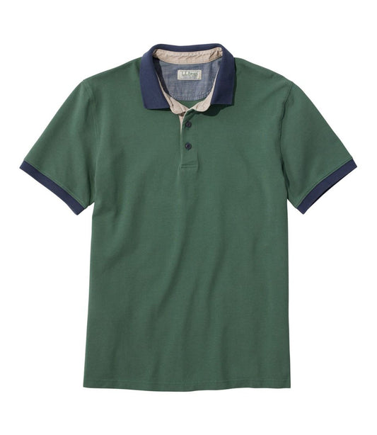 L.L.Bean | Men's Casco Bay Rugged Polo, Short-Sleeve