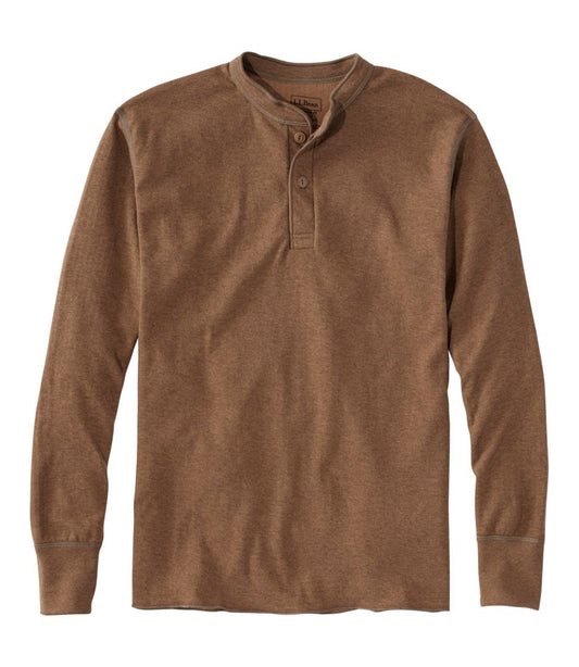 L.L.Bean | Men's Two-Layer River Driver's Shirt®, Traditional Fit Henley