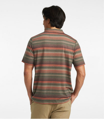 L.L.Bean | Men's Everyday SunSmart® Polo 2.0, Short-Sleeve Stripe