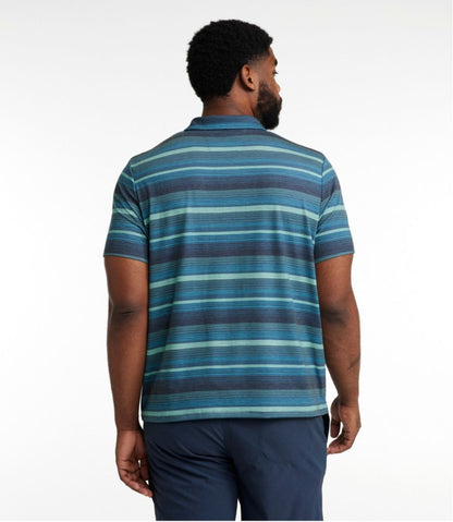 L.L.Bean | Men's Everyday SunSmart® Polo 2.0, Short-Sleeve Stripe