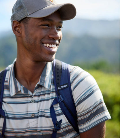 L.L.Bean | Men's Everyday SunSmart® Polo 2.0, Short-Sleeve Stripe