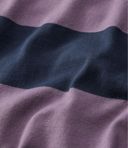 L.L.Bean | Men's Bean's Vintage Soft Rugby, Mockneck, Stripe