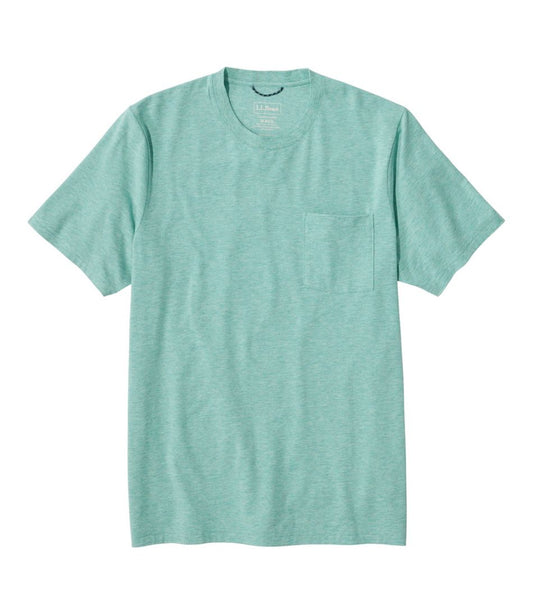 L.L.Bean | Men's Comfort Stretch Performance® Pima Pocket Tee, Short-Sleeve