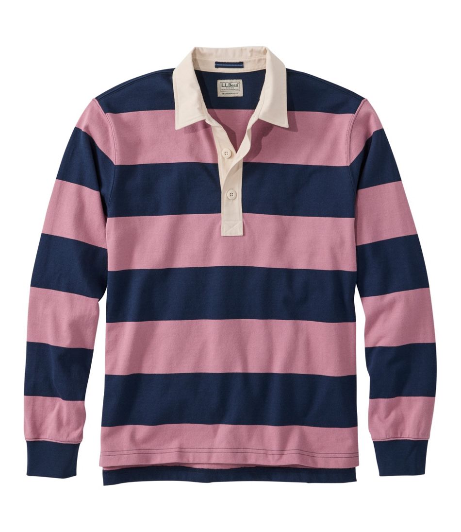 L.L.Bean | Men's Bean's Vintage Soft Rugby, Stripe