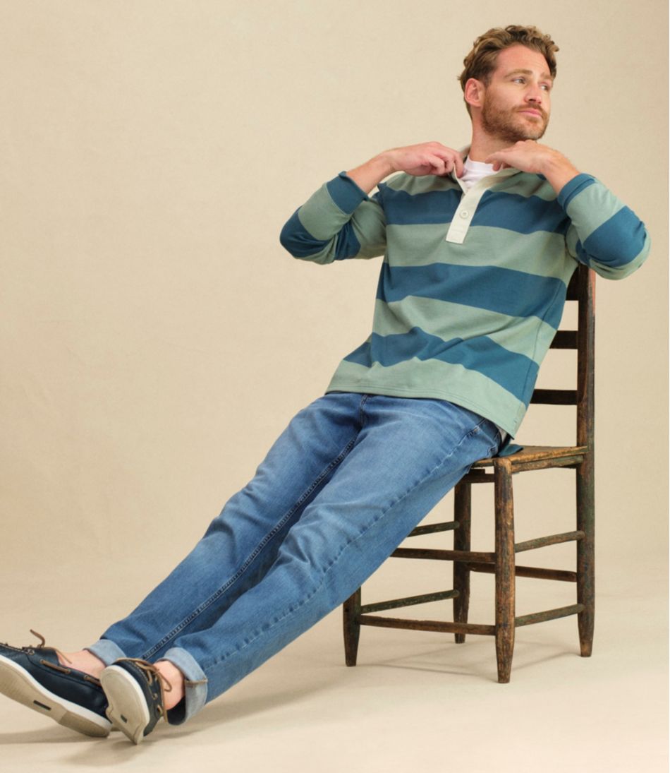 L.L.Bean | Men's Bean's Vintage Soft Rugby, Stripe